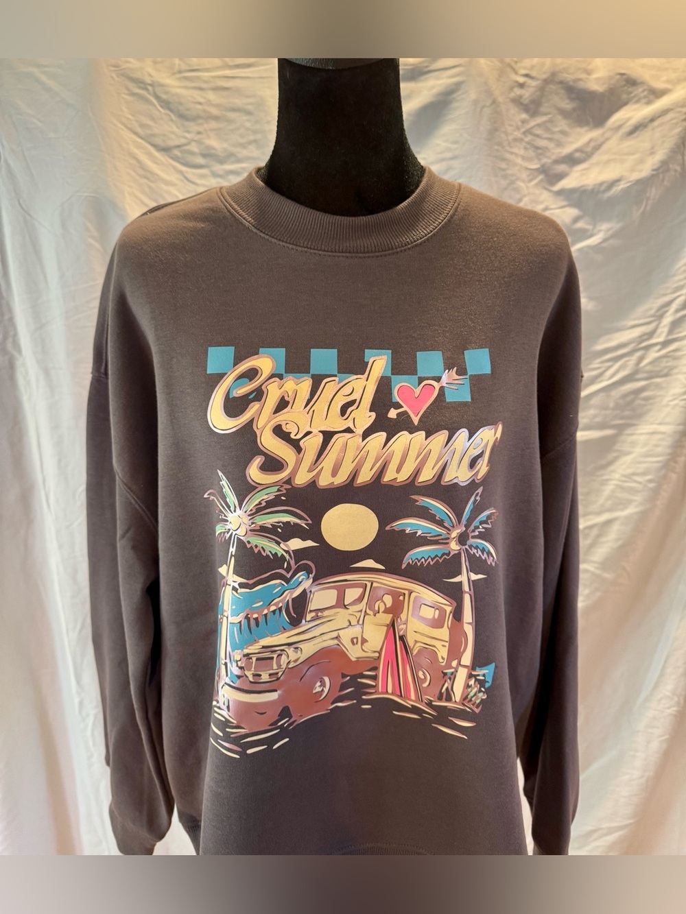 “Cruel Summer - Taylor’s Version” retro vibes crewneck sweatshirt Custom Design